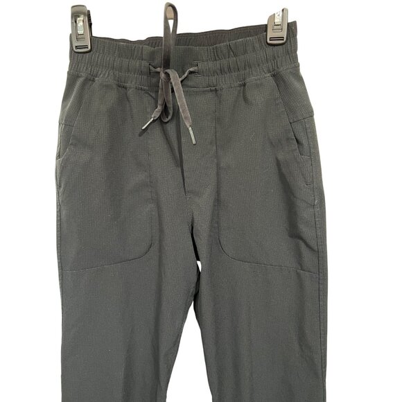 Lululemon Men’s Black Drawstring Ribbed Jogger Pants XS - Picture 2 of 8
